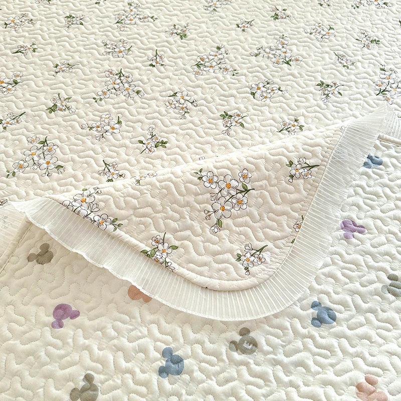 Thick Floral Bedspread (No Pillowcases)