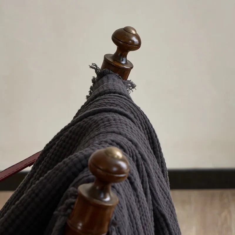 Soft, Anti-Pilling, Yarn-Dyed Knit Blanket for Sofa, Bed & More