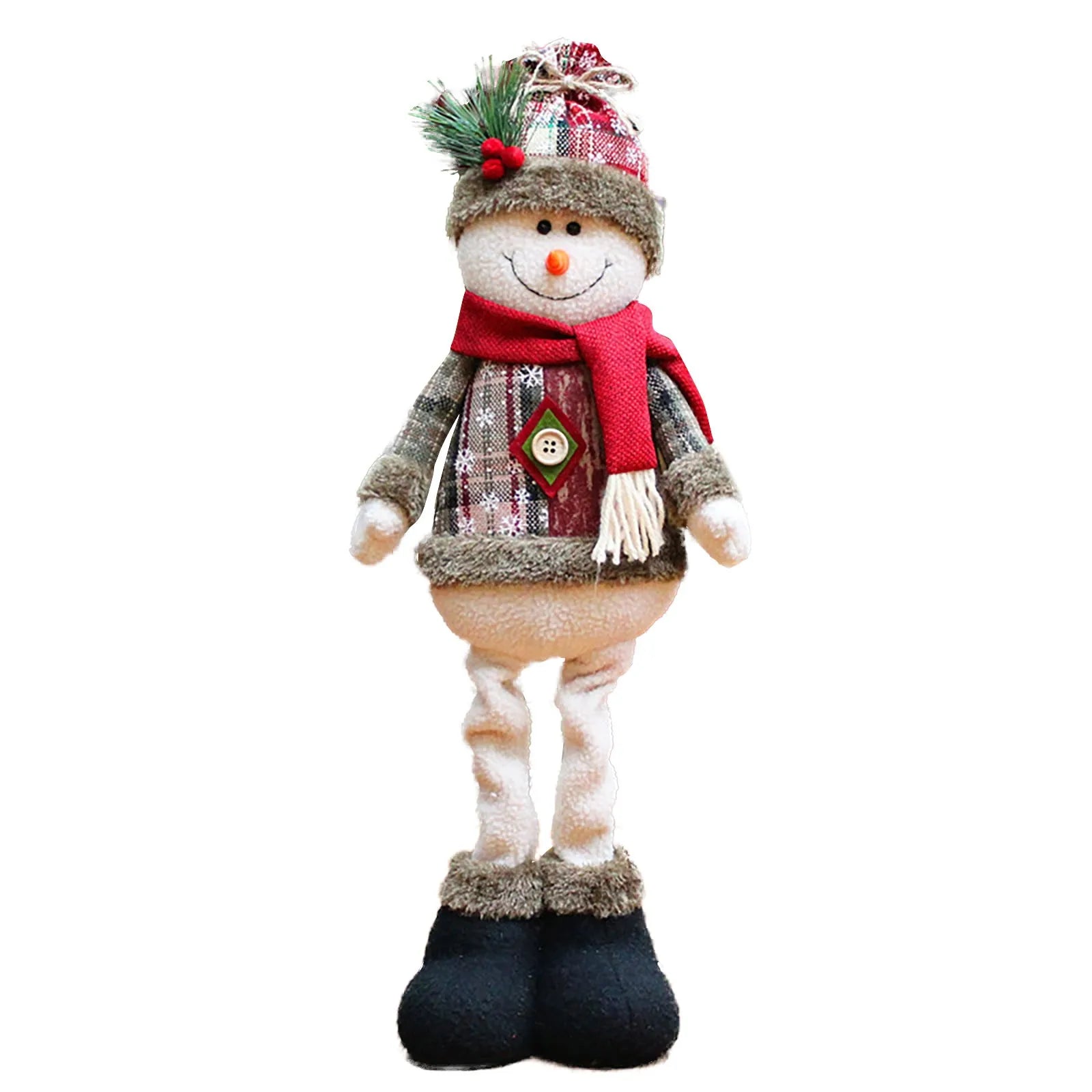 Christmas Santa Snowman-Reindeer Christmas Decoration table Mantel Decoration Plush Dolls