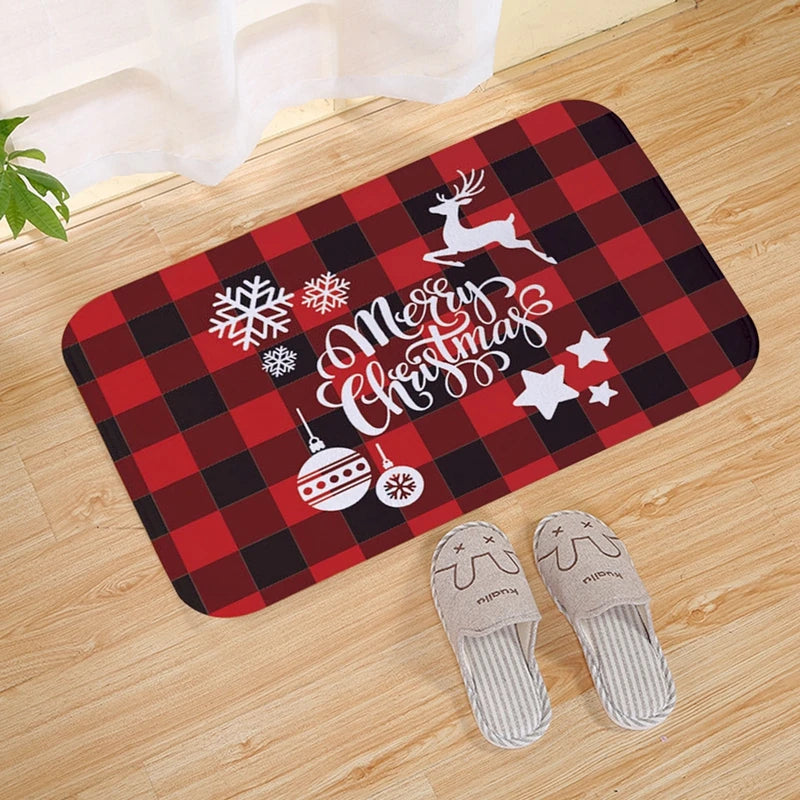 Christmas Door Mat-Santa Claus Outdoor Carpet