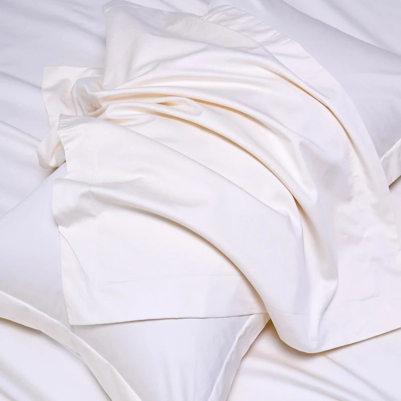 High End Egyptian Cotton Bed Sheet Set 1000TC Fitted Sheet Flat Top Sheets Pillowcase Luxury Bedding Set Double King Queen Size