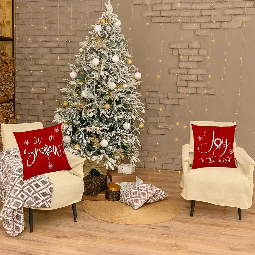 Christmas Magic Pillow Covers New Year decoration