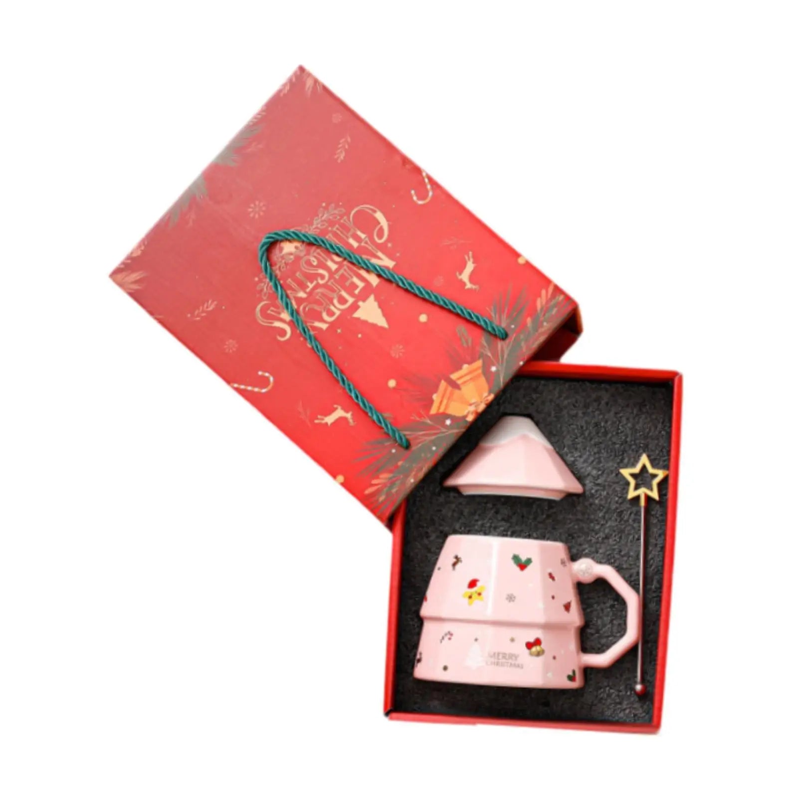 Christmas Tree Mug Ceramic Xmas Cup