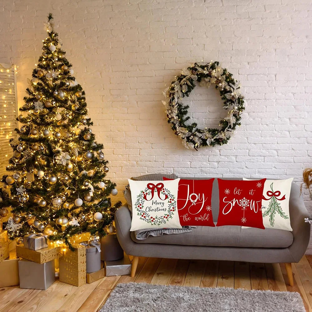Christmas Magic Pillow Covers New Year decoration