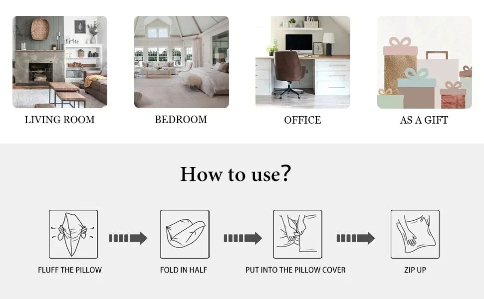 Christmas Magic Pillow Covers New Year decoration