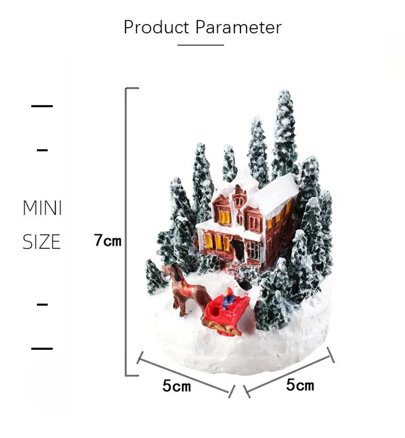 Christmas Decorations LED village set Night Lights Luminous