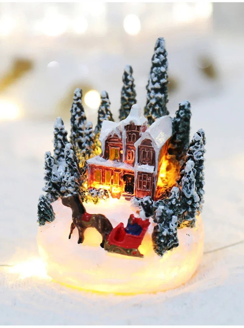 Christmas Decorations LED village set Night Lights Luminous