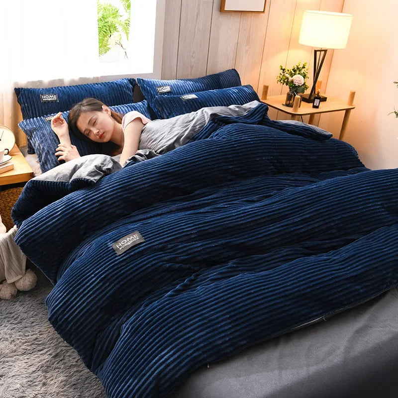 Thick Velvet Duvet Cover