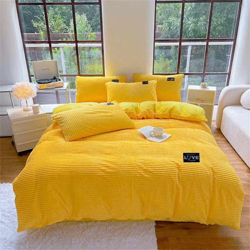 Thick Velvet Duvet Cover