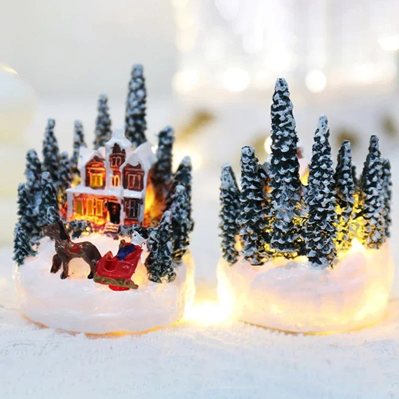 Christmas Decorations LED village set Night Lights Luminous