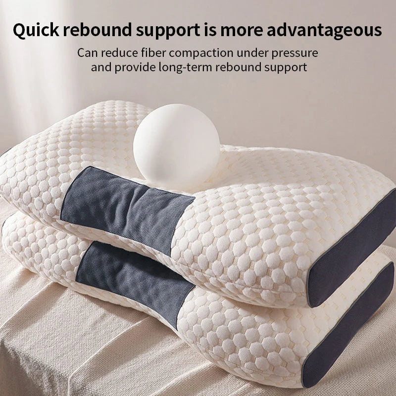 Supportive Pillow – Soft Orthopedic Design with Soybean Fiber Filling
