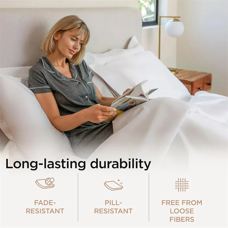 Luxury 1000 TC Egyptian Cotton Bedding – Double, Queen & King