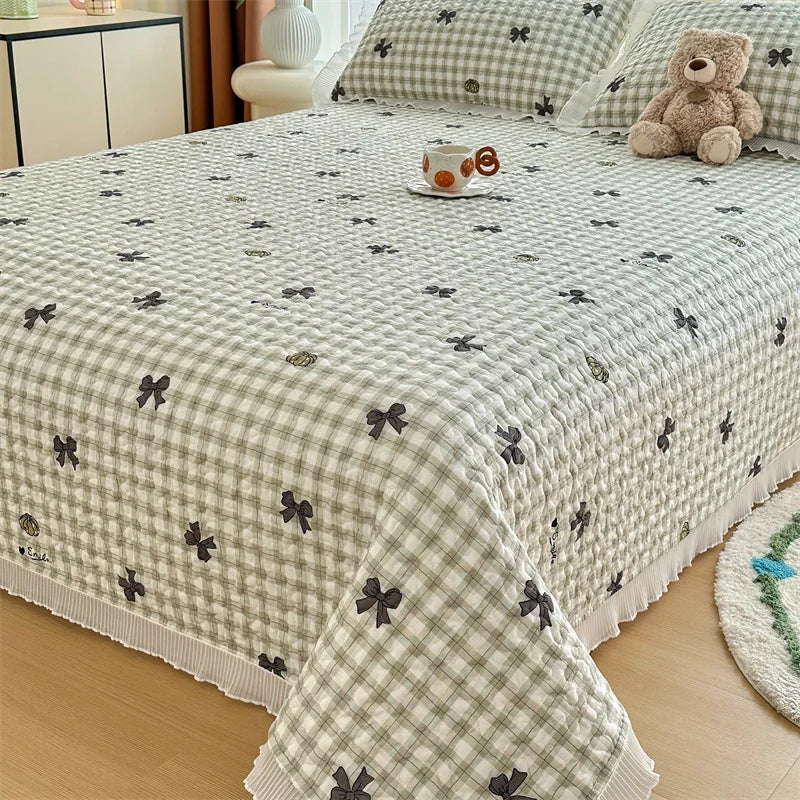 Thick Floral Bedspread (No Pillowcases)
