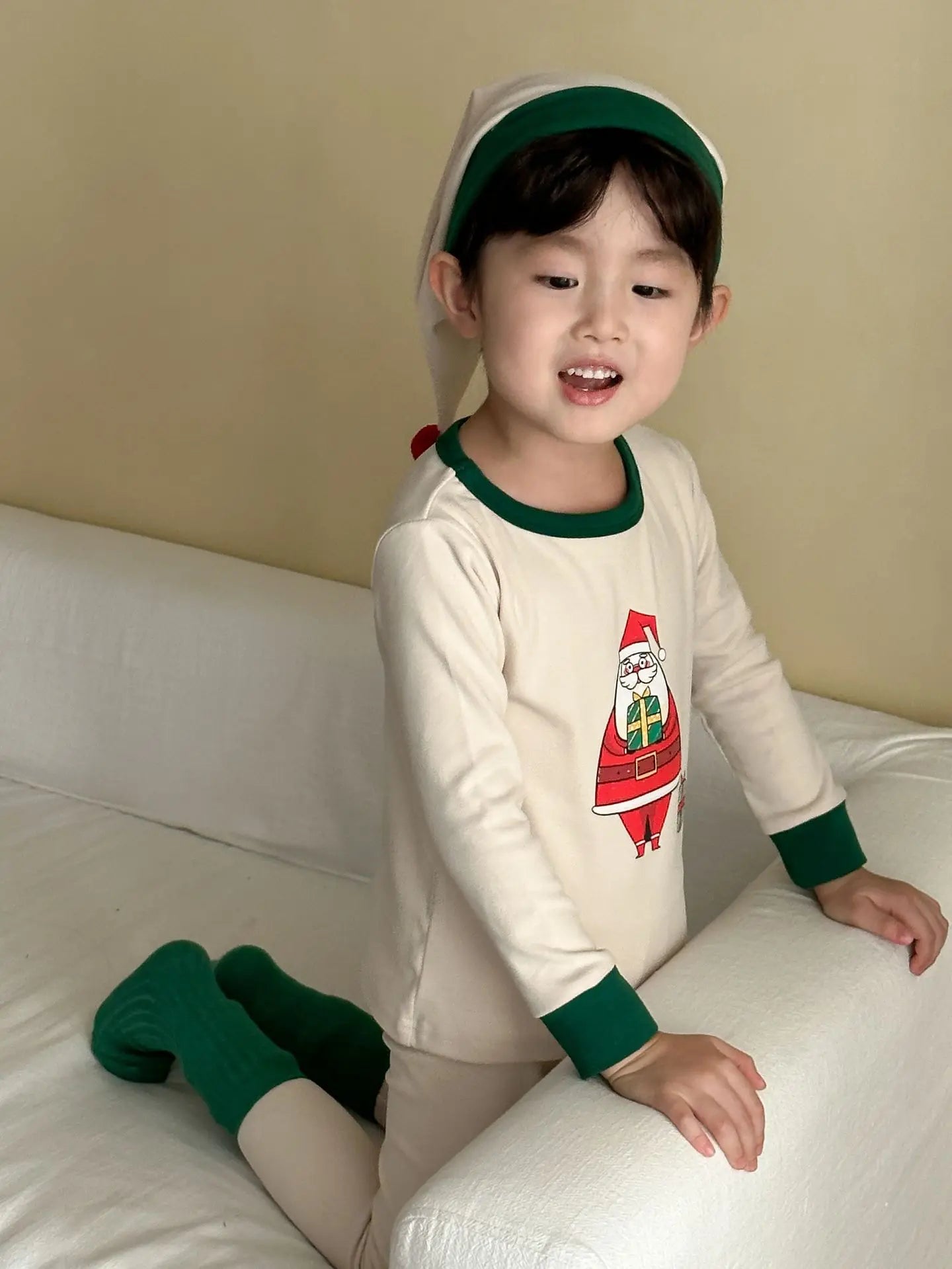 Christmas Kids Pajamas Set Boys Girls