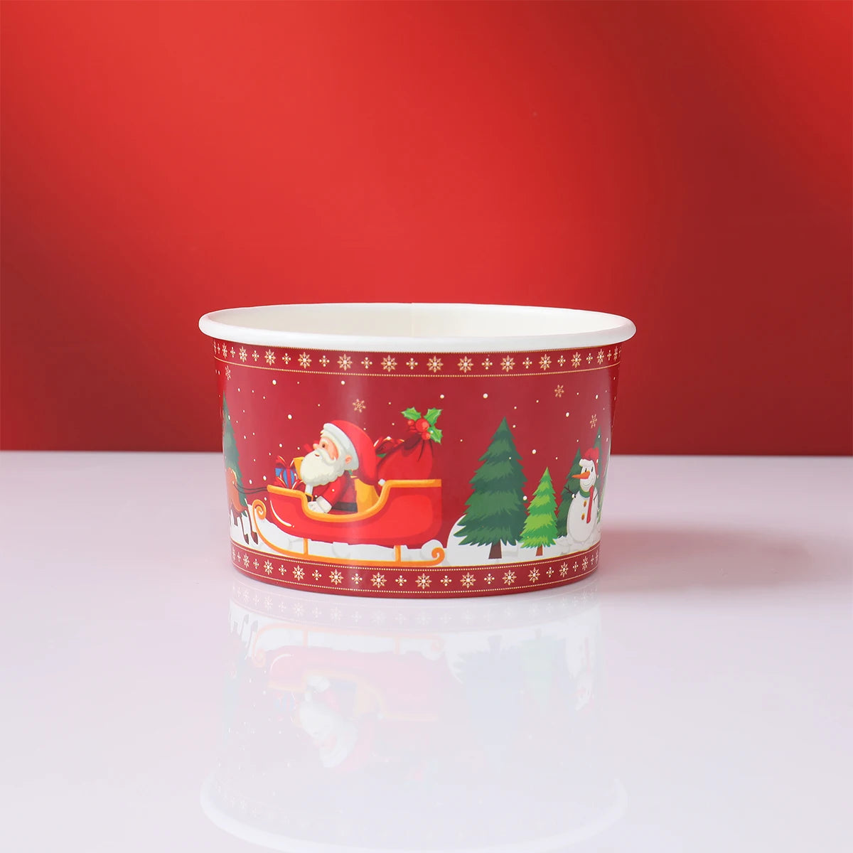 Christmas Santa Claus Disposable paper Bowls