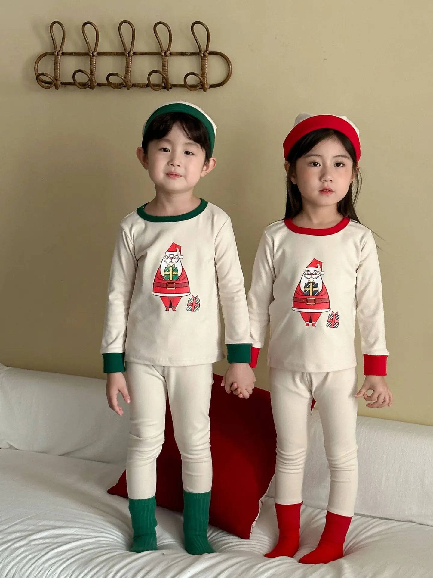 Christmas Kids Pajamas Set Boys Girls
