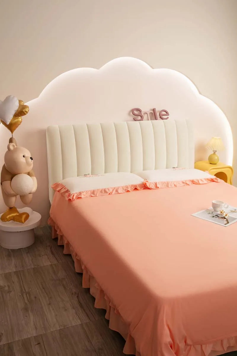 High Grade Short Plush Quilted Headboard Cover Luxury Soft Thick Velvet Bed Head Cover All-inclusive Bedside Protector Cover