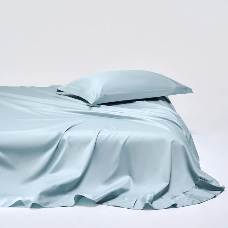 High End Egyptian Cotton Bed Sheet Set 1000TC Fitted Sheet Flat Top Sheets Pillowcase Luxury Bedding Set Double King Queen Size