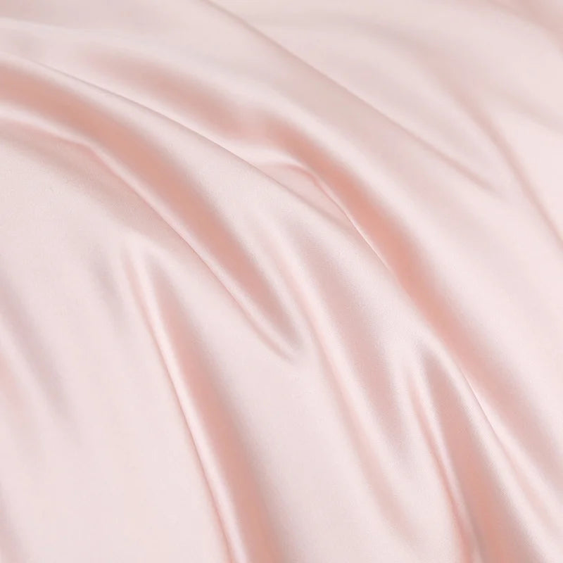 High End 100% Bamboo Bed Sheet Set Luxury Smooth Fitted Bed Sheet Flat Top Sheets Pillowcase Silky Cooling Bedding Set 4/6Pcs