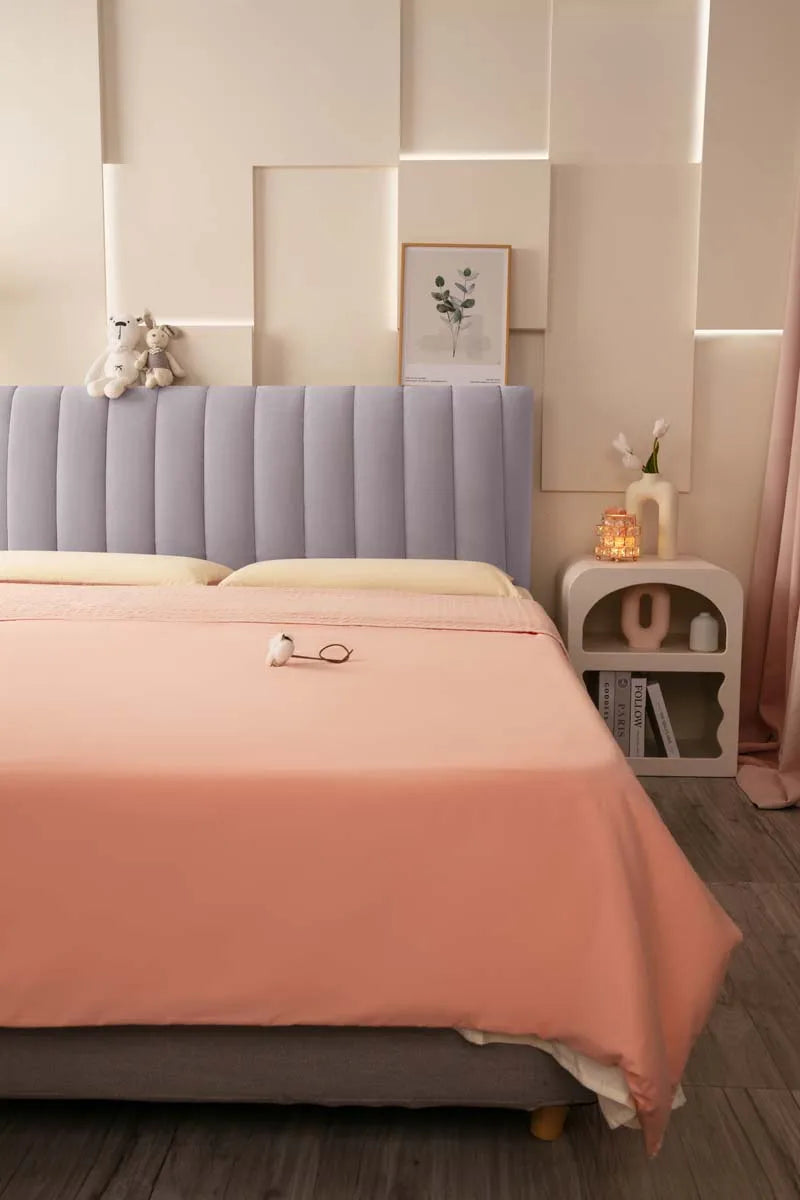 High Grade Short Plush Quilted Headboard Cover Luxury Soft Thick Velvet Bed Head Cover All-inclusive Bedside Protector Cover