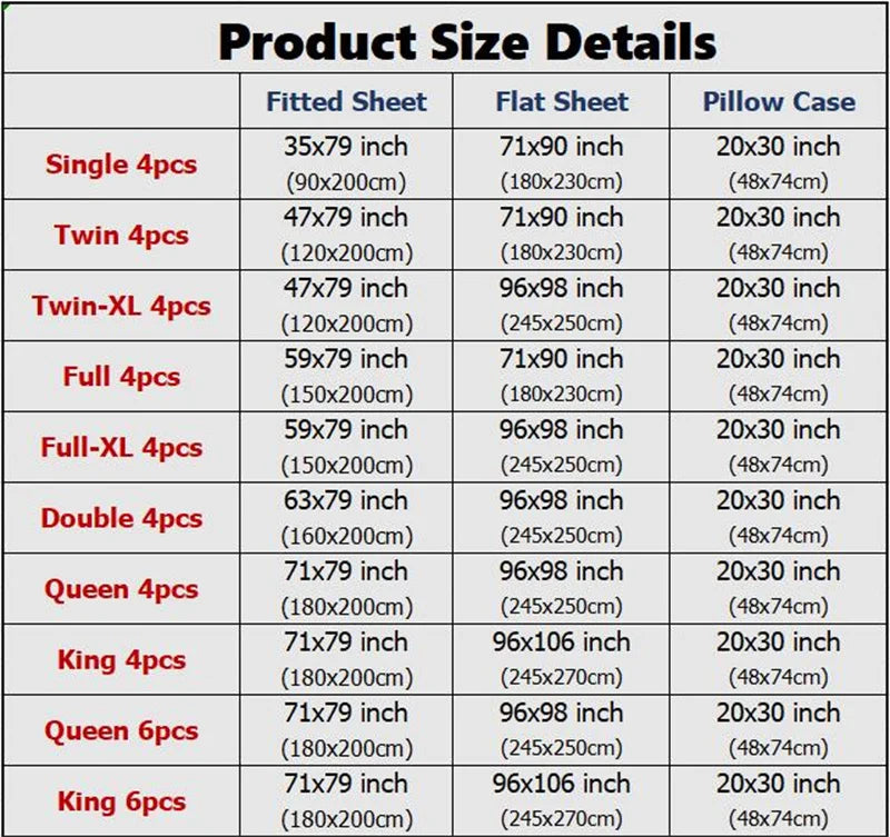 Egyptian Cotton 1000 TC Sheet Set – Double to King