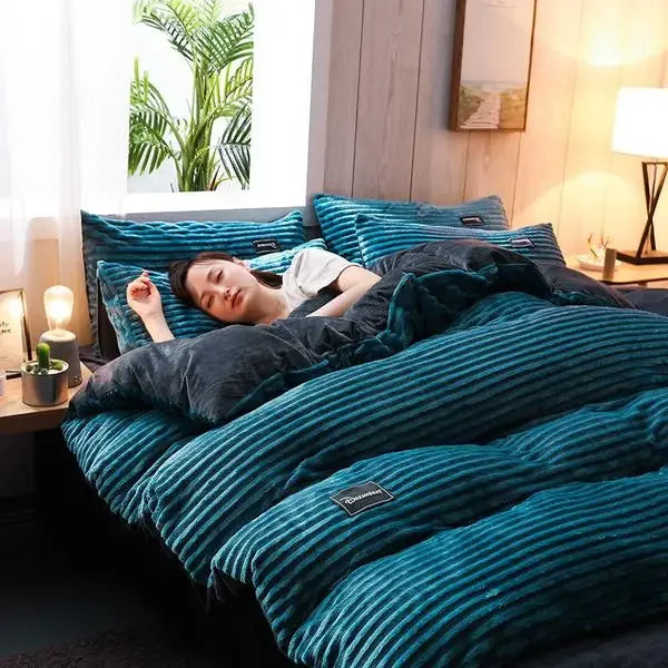 Thick Velvet Duvet Cover
