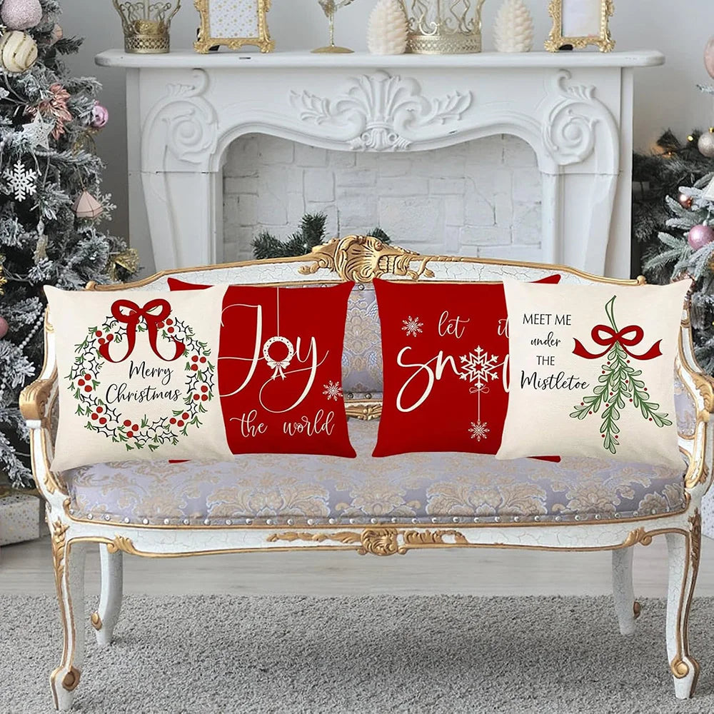 Christmas Magic Pillow Covers New Year decoration