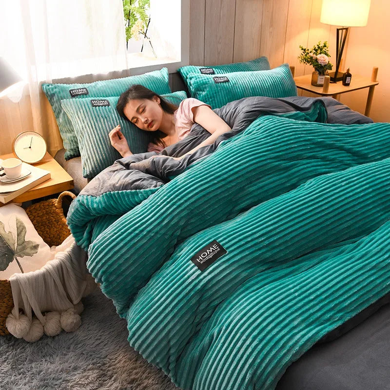 Thick Velvet Duvet Cover