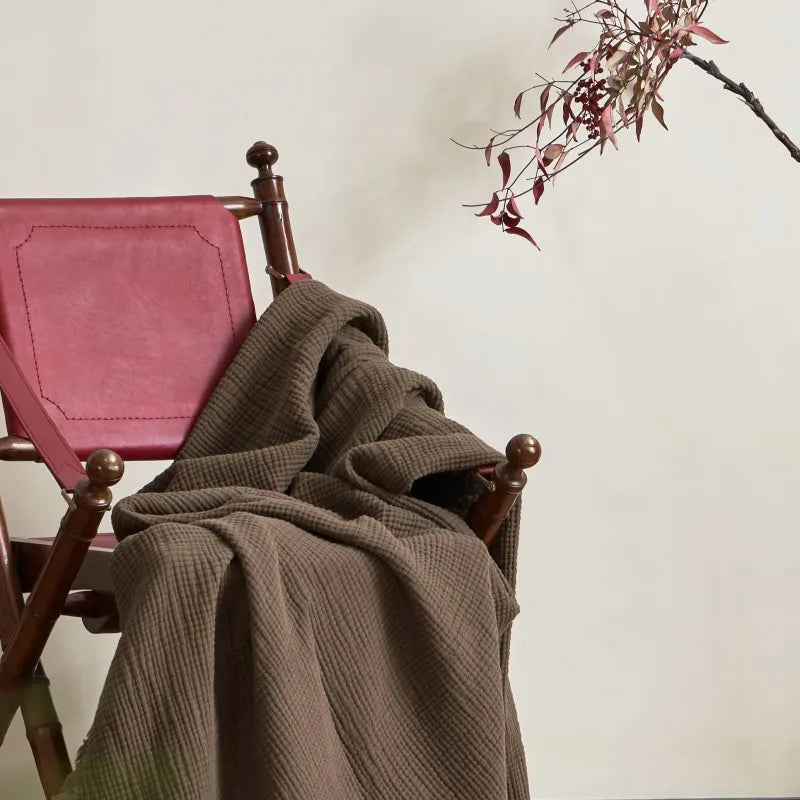 Soft, Anti-Pilling, Yarn-Dyed Knit Blanket for Sofa, Bed & More