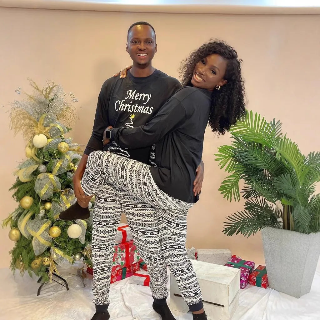 Christmas Pajama -Vintage Print family pajama sets