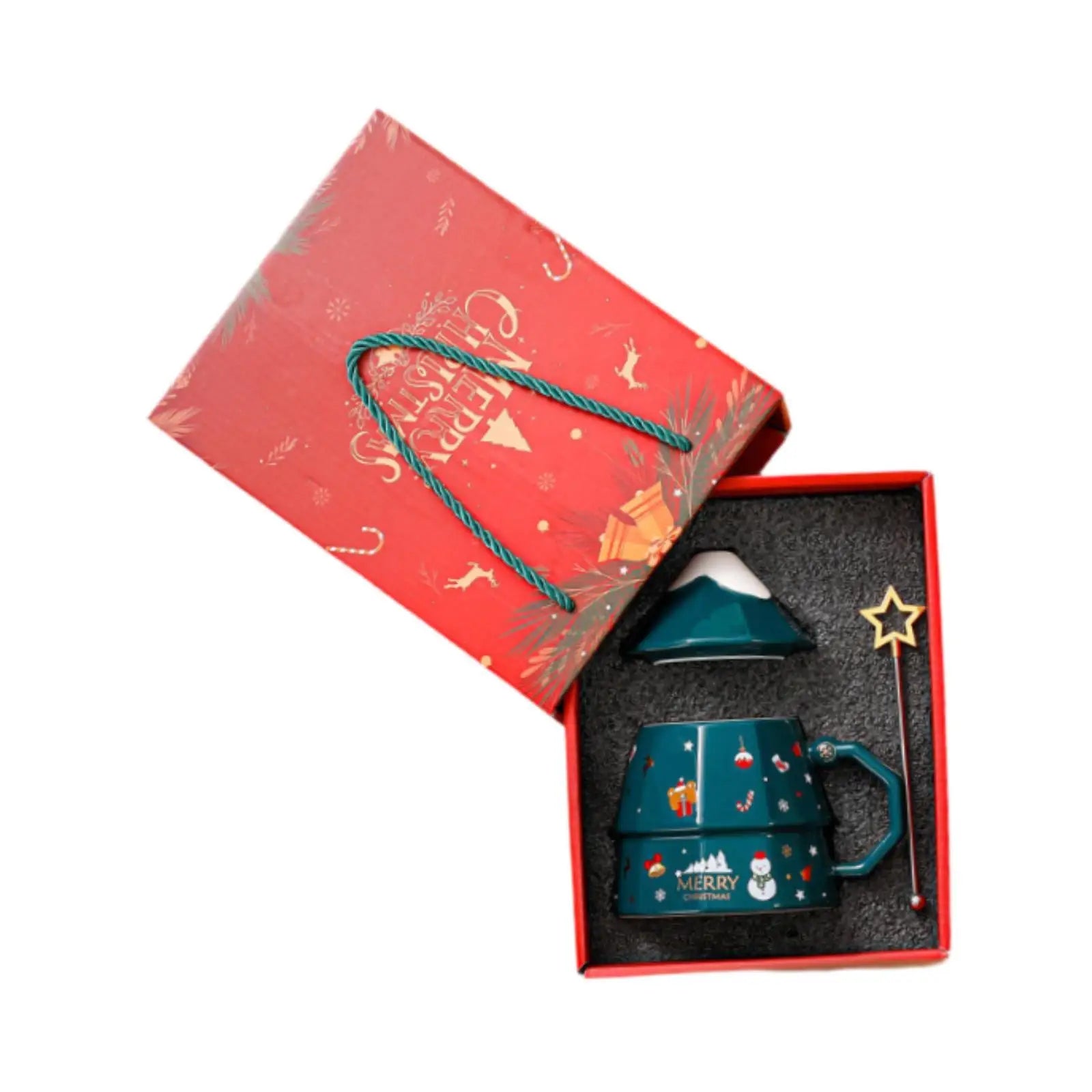 Christmas Tree Mug Ceramic Xmas Cup