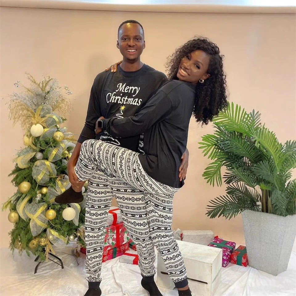 Christmas Pajama -Vintage Print family pajama sets