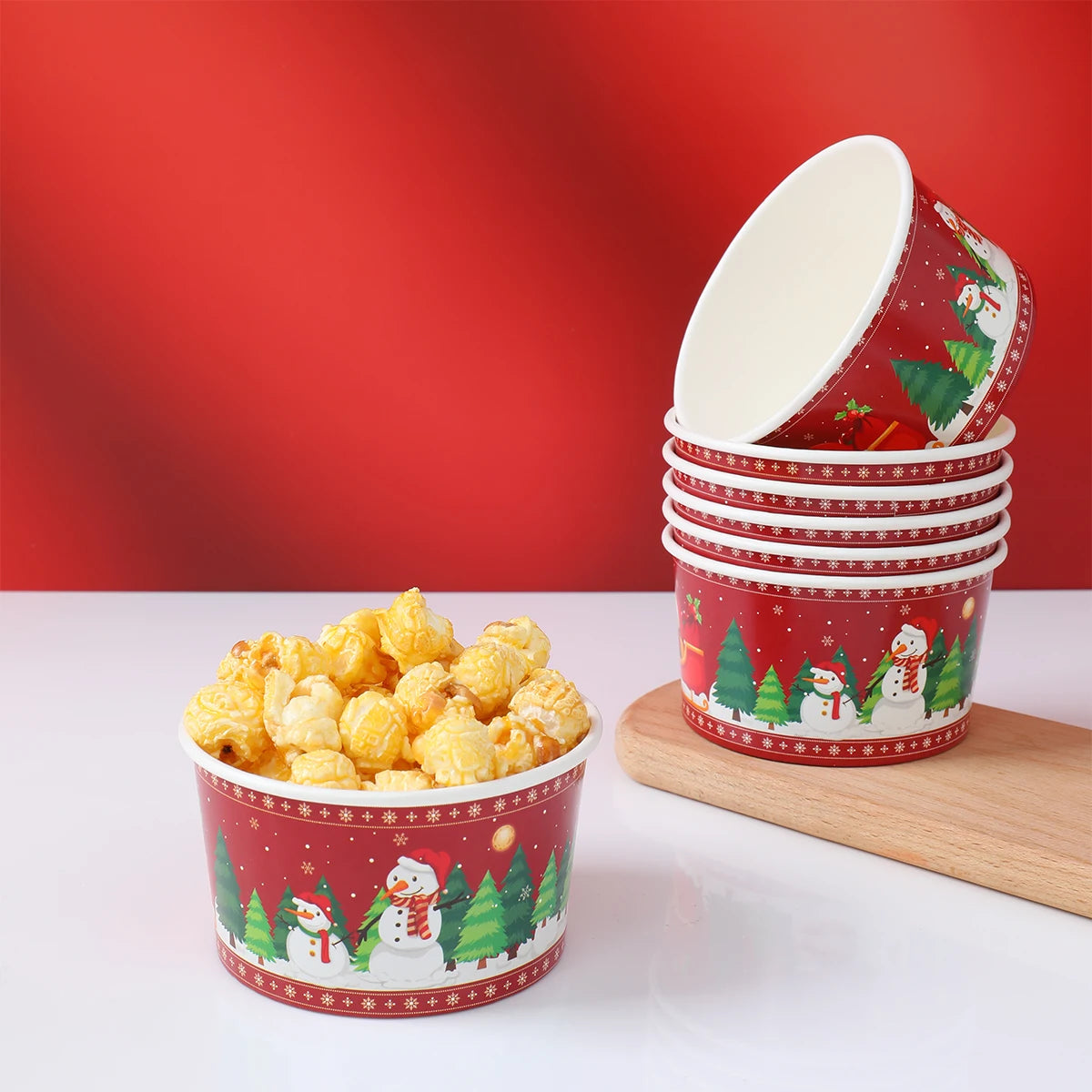 Christmas Santa Claus Disposable paper Bowls
