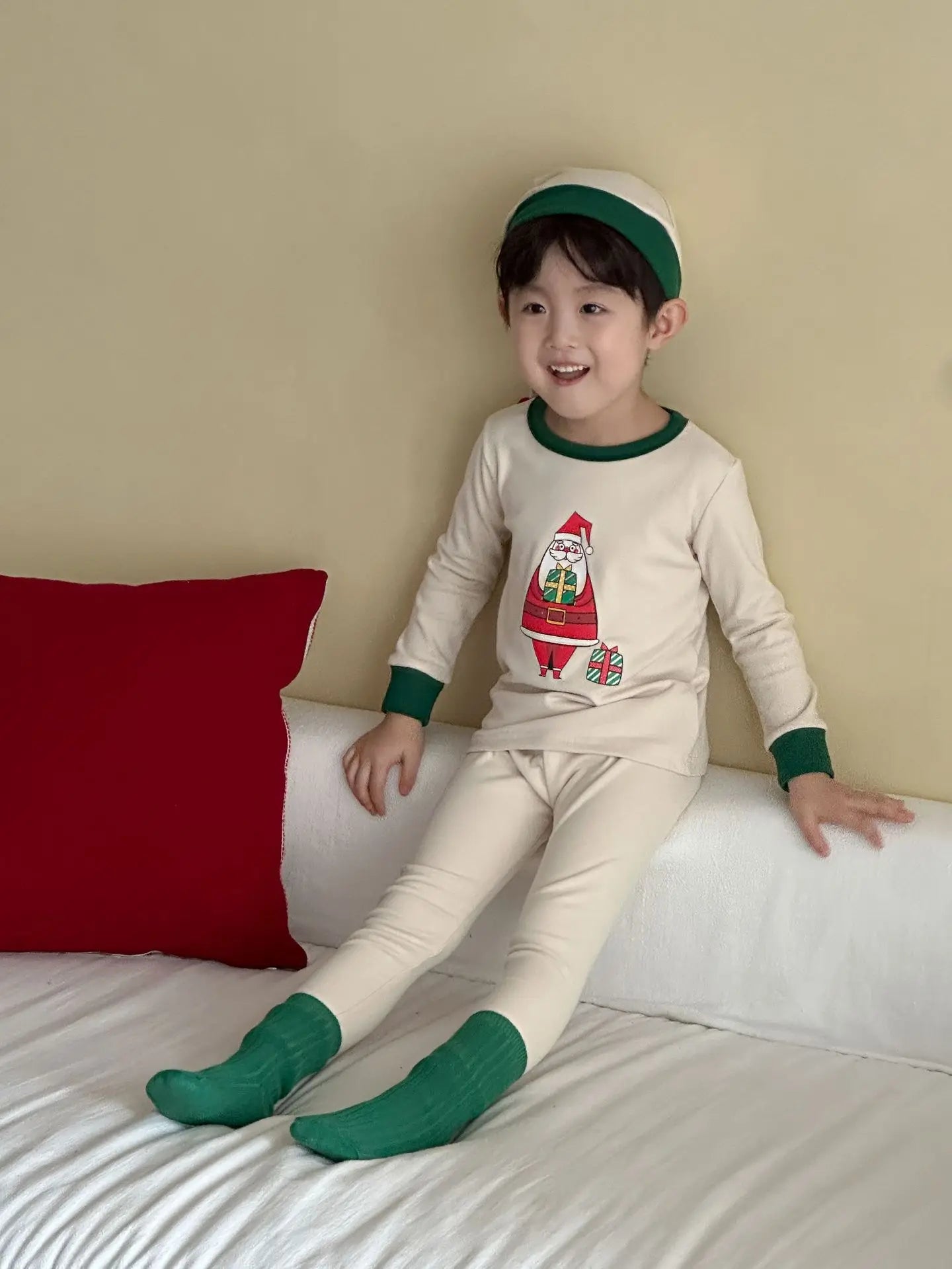 Christmas Kids Pajamas Set Boys Girls