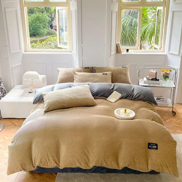 Thick Velvet Duvet Cover
