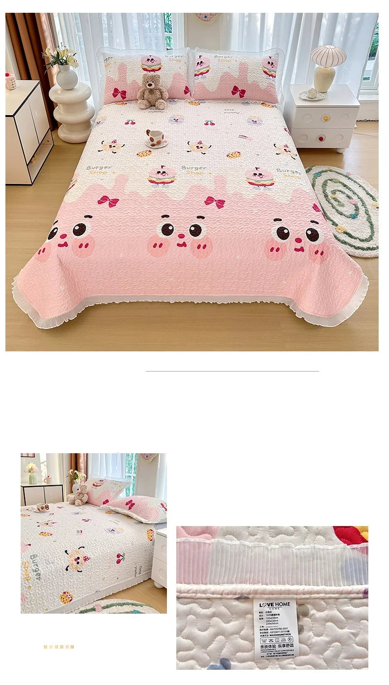 Thick Floral Bedspread (No Pillowcases)