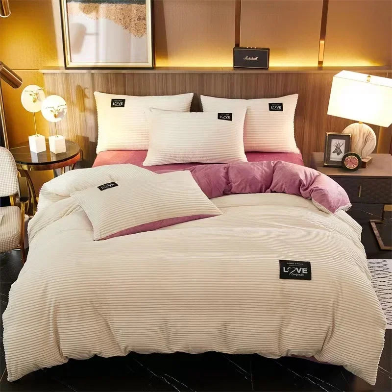 Thick Velvet Duvet Cover