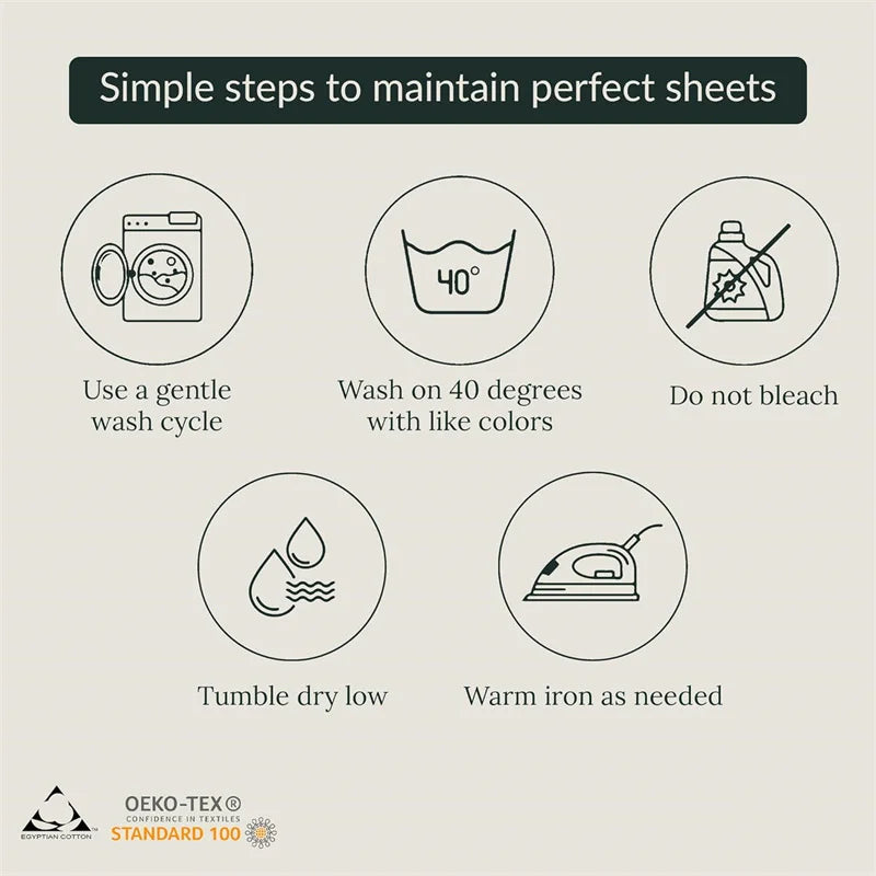 Egyptian Cotton 1000 TC Sheet Set – Double to King