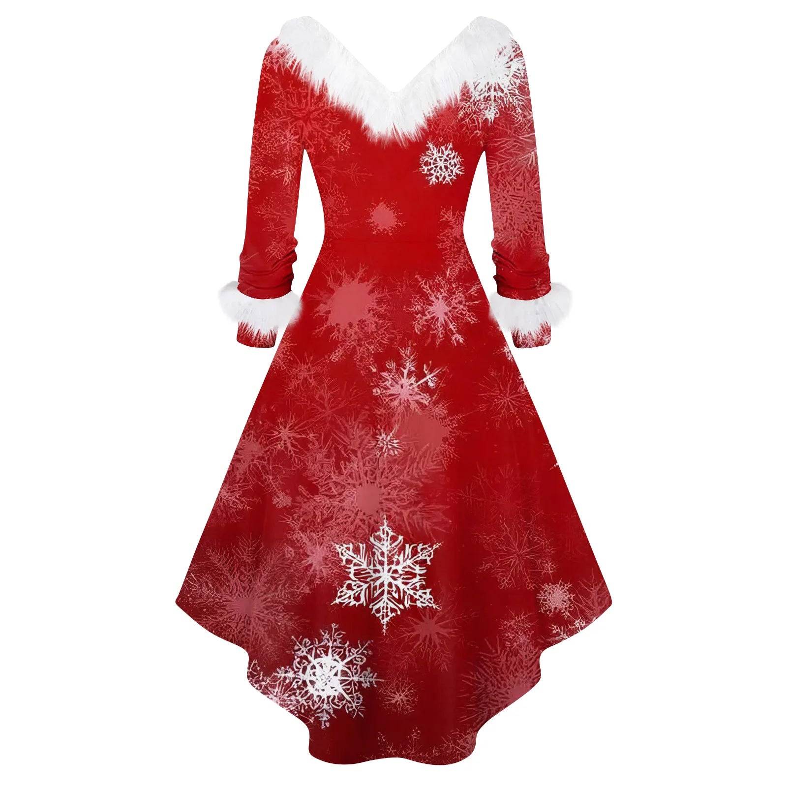 Ladies Christmas Printed Dress