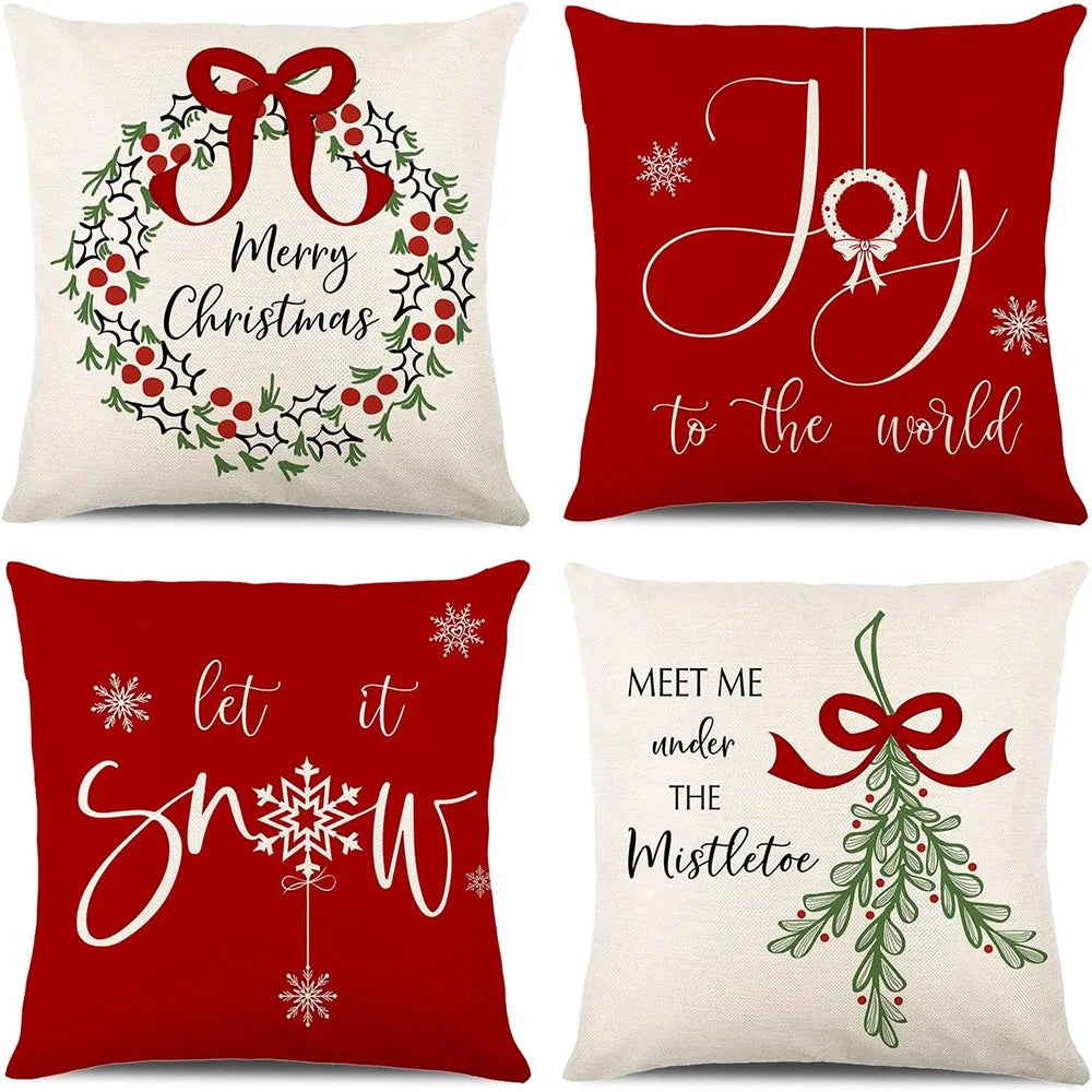 Christmas Magic Pillow Covers New Year decoration