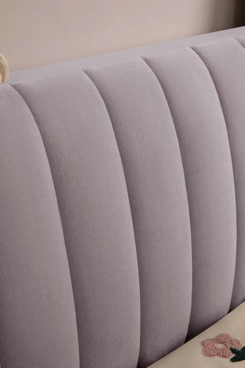 High Grade Short Plush Quilted Headboard Cover Luxury Soft Thick Velvet Bed Head Cover All-inclusive Bedside Protector Cover
