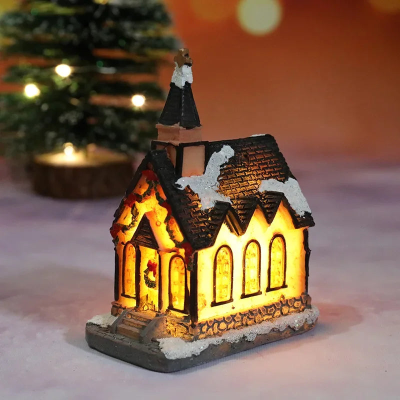 Christmas Decorations LED village set Night Lights Luminous