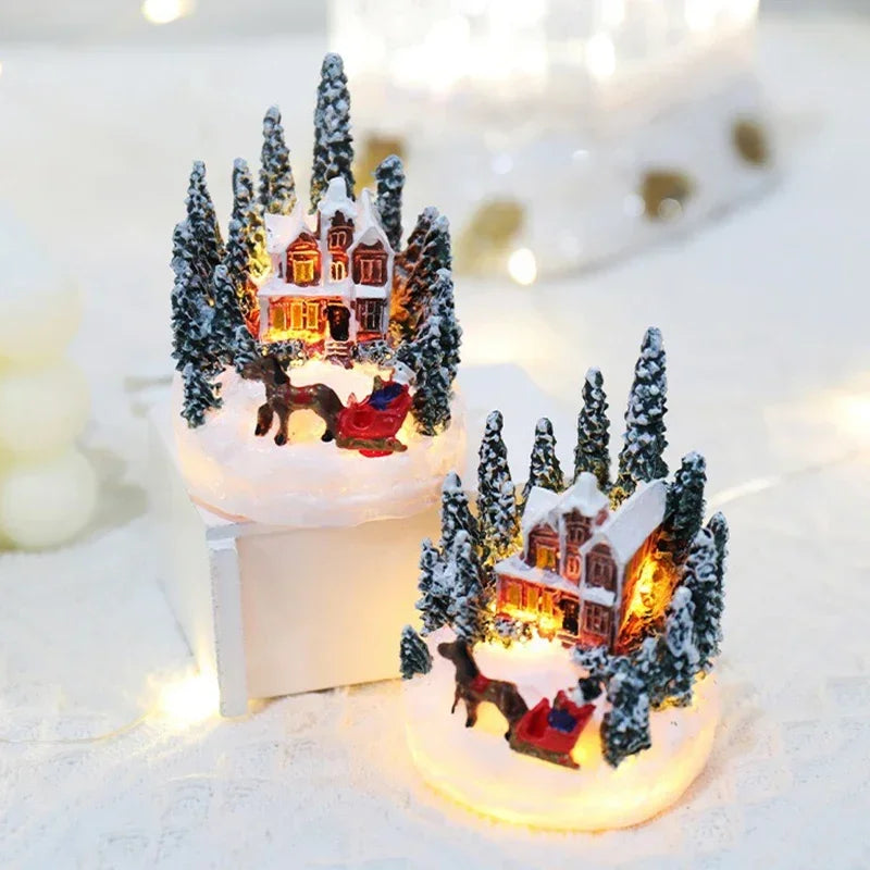 Christmas Decorations LED village set Night Lights Luminous