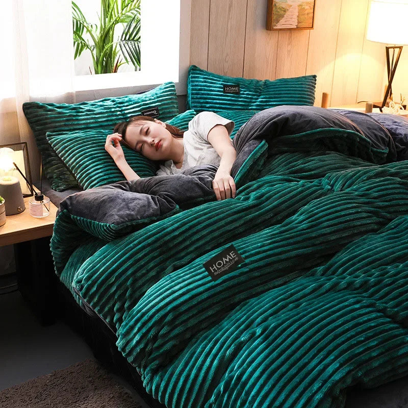 Thick Velvet Duvet Cover