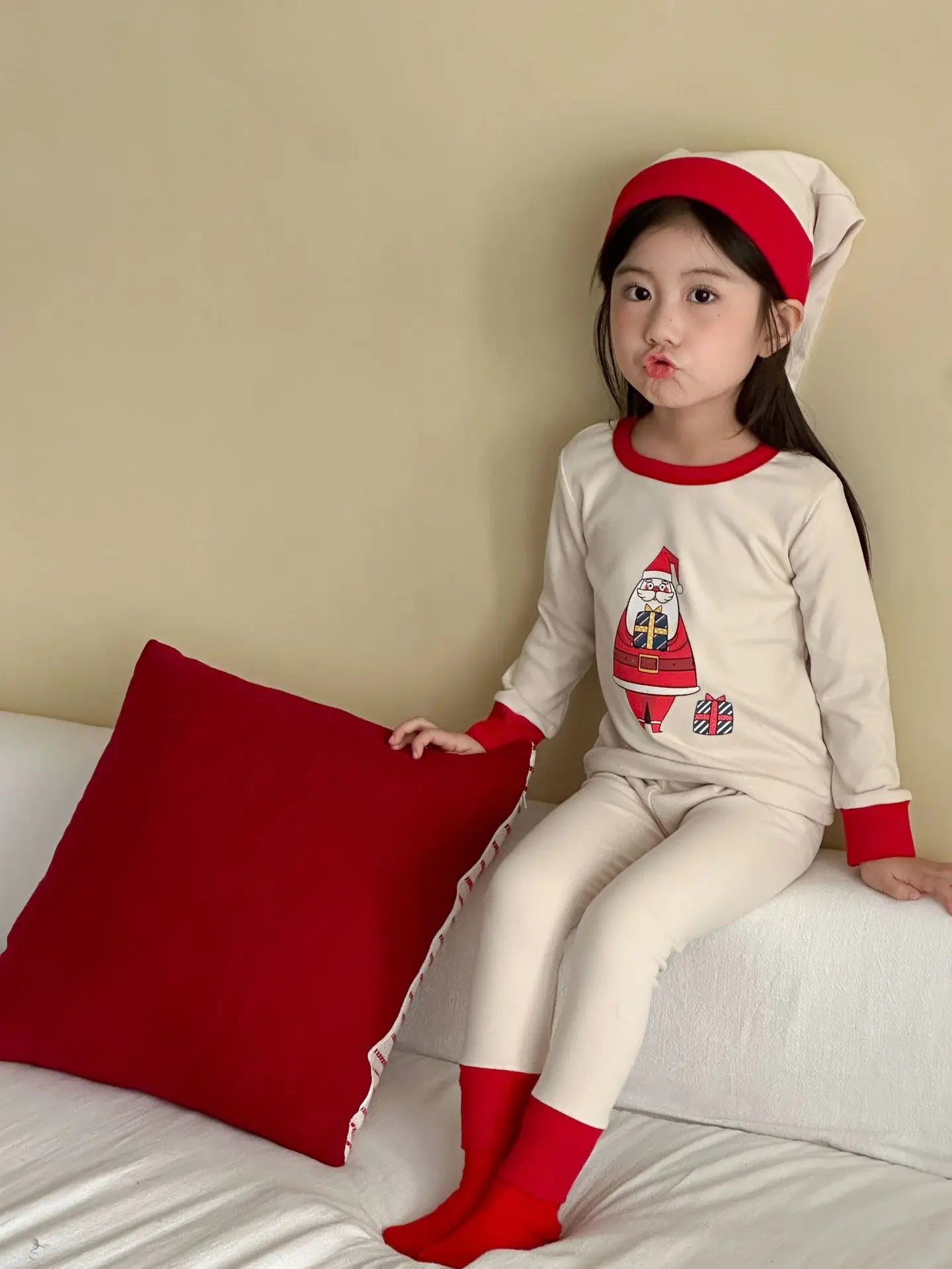 Christmas Kids Pajamas Set Boys Girls