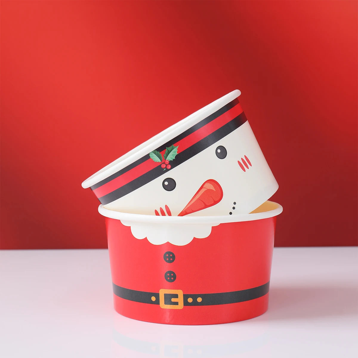 Christmas Santa Claus Disposable paper Bowls