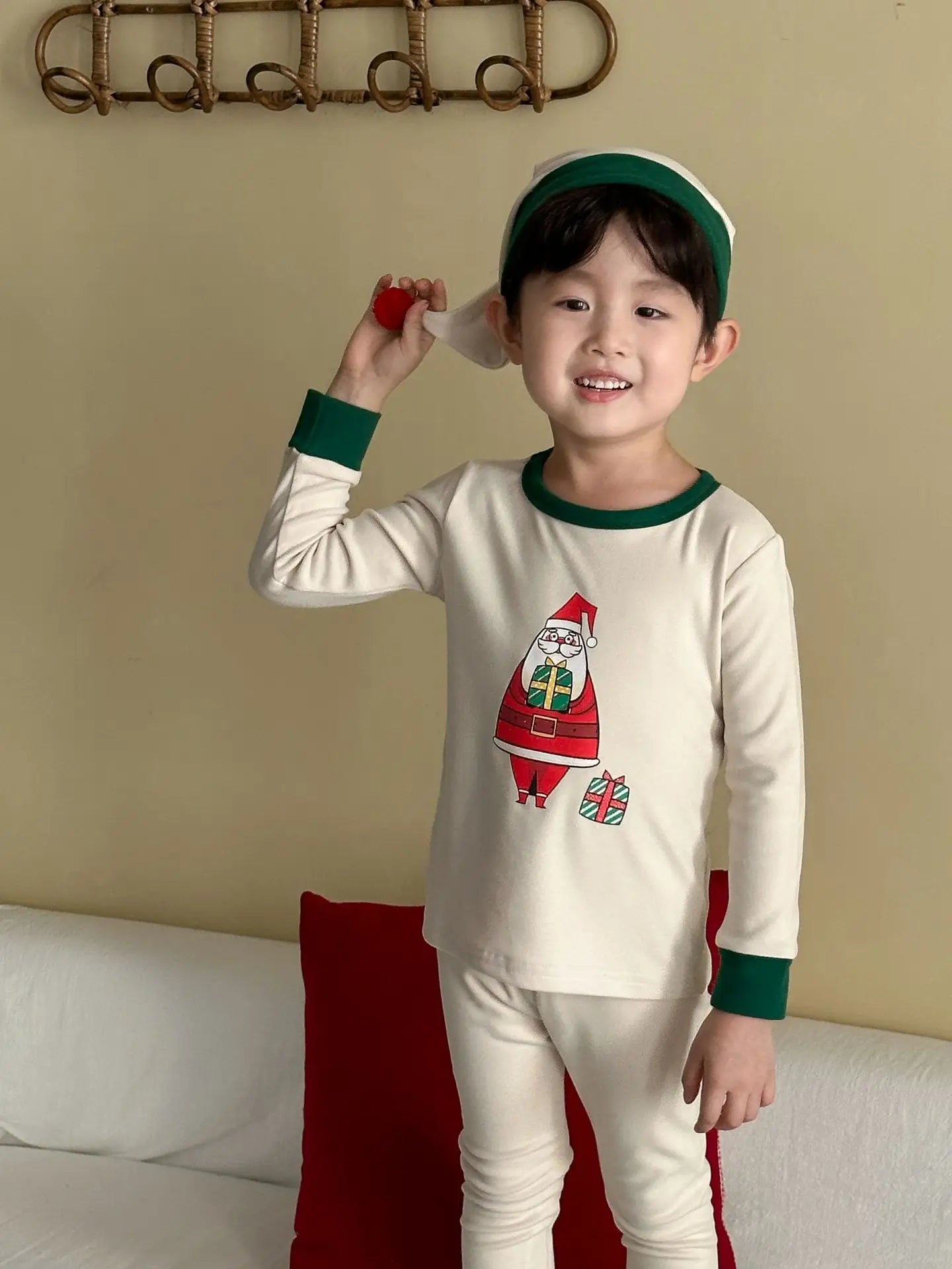 Christmas Kids Pajamas Set Boys Girls