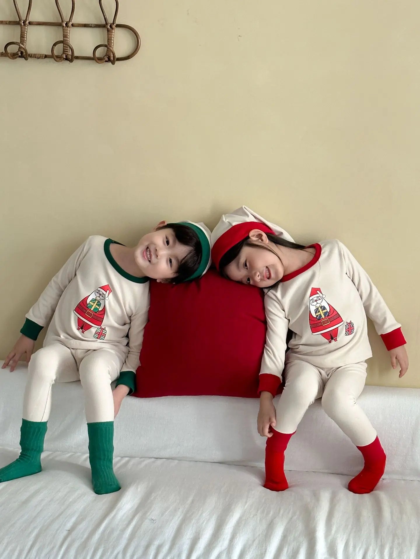 Christmas Kids Pajamas Set Boys Girls
